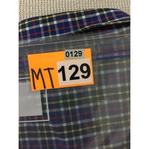 George Strait Cowboy Collection Wrangler Men Shirt L Plaid Long Sleeve Button Up - Picture 14 of 14